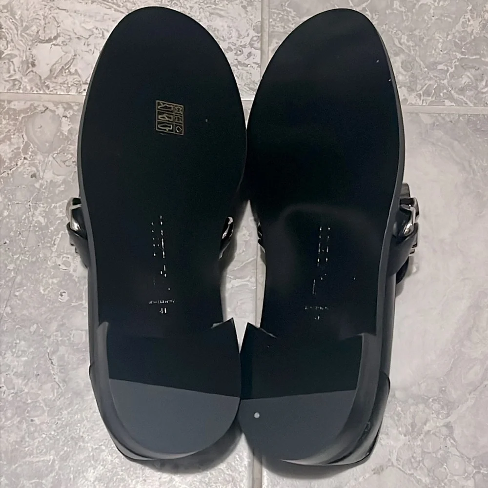 JW Anderson Logo-Engraved Leather Loafers in Black, Size 41 NEW in Box + DustBag